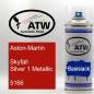 Preview: Aston-Martin, Skyfall Silver 1 Metallic, 5166: 400ml Sprühdose, von ATW Autoteile West.